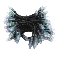 WS2811 RGB LED 12mm Pixel Kette (12V) schwarzes Kabel