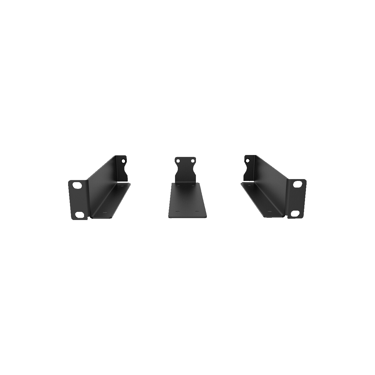 Kit di montaggio rack con due staffe esterne e un elemento di giunzione per due PixLite T8-S Mk3 affiancati