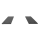 Two flat black mounting plates of the wall mounting kit for PixLite T8-S Mk3 and T16X-S Mk3