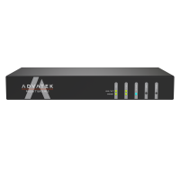 PixLite T16X-S Mk3 van voren: Advatek-opschrift,...