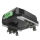 PixLite E4-S Mk3 with conformal coating on the DIN rail mounting clip, Ethernet port and power terminal visible from the side
