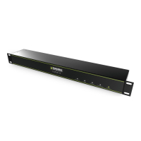 MADRIX LUNA 4 di sbieco dal davanti con i LED di stato.