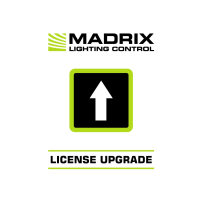 MADRIX card with an upward arrow and the words LICENSE...