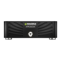 MADRIX ARCEDIA de frente: carcasa metálica con...