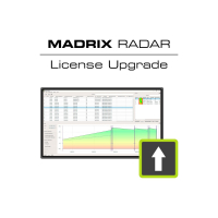 Karte MADRIX RADAR mit Pfeil nach oben und der Aufschrift...