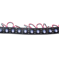 Montagestrip voor 12 mm pixels, gatafstand 2,54 cm