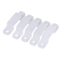 Varios soportes de silicona transparentes para tiras LED