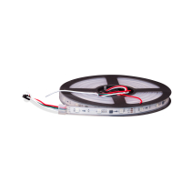 Tira de píxeles LED WS2811 en su bobina con cables...
