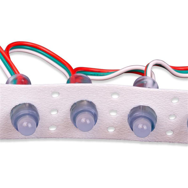 Mounting strip for 12mm LED Pixel (white) with Pixel...