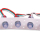 Mounting strip for 12mm LED Pixel (white) with Pixel  Frontal