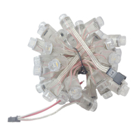 SM16704 RGBW Full Color 12mm Pixels digital adressierbare LED (5Volt)) strand