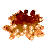 SM16704 RGBW LED 12mm pixel String (5V) 3000K