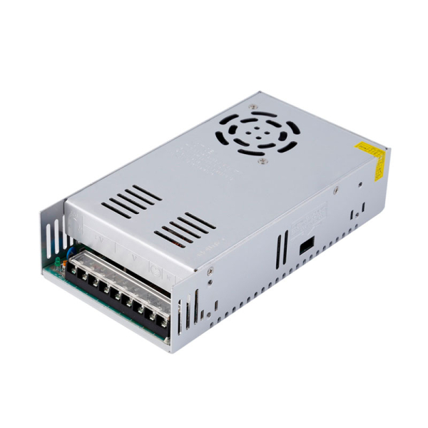 LED power supply, 5V, 70A 350Watt - frontal