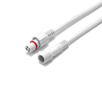 4 Pin konfektionierter Rundstecker (Wei&szlig; 0,30mm&sup2;)
