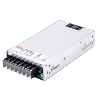 MEAN WELL HRP-300-5 5 V 60 A power supply, angled view...