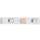 Close-up van de pixelstrip met WS2812b-LEDs en knippunt (+5V, DIN/DO, GND)