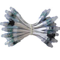 WS2811 RGB Full Color 12mm Pixels digital adressierbare LED (5Volt) Seitenansicht