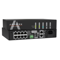 PixLite T8-S Mk3, twee aanzichten boven elkaar: voorkant...