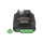 PixLite R4D-S vu de dessus : quatre borniers de sortie +, DATA, −, quatre fusibles à lame, prise RJ45 et borne dalimentation à connexion rapide