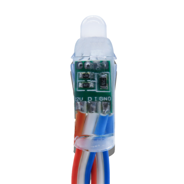 Hochwertige 🤩 WS2811 LED 12mm Pixel Kette (12V) mit xConnect® Stecker